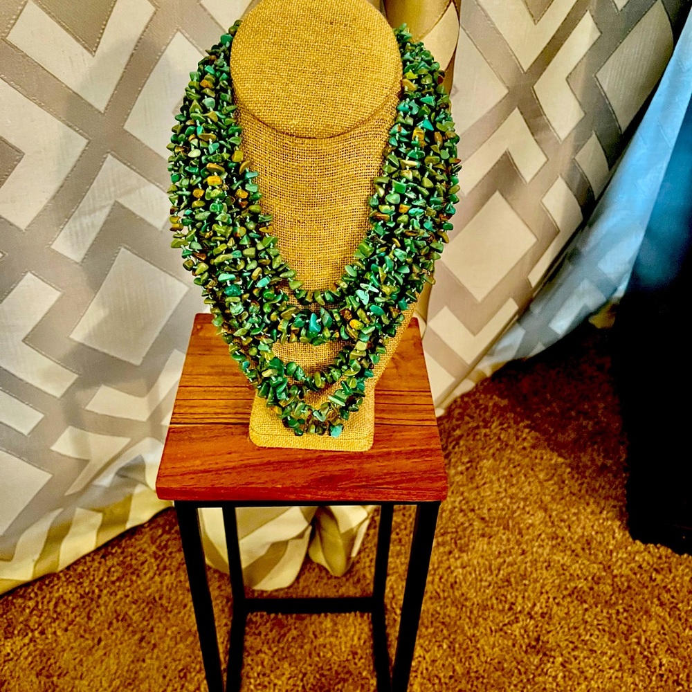 Pre-loved Genuine 10 strand Turquoise Necklace